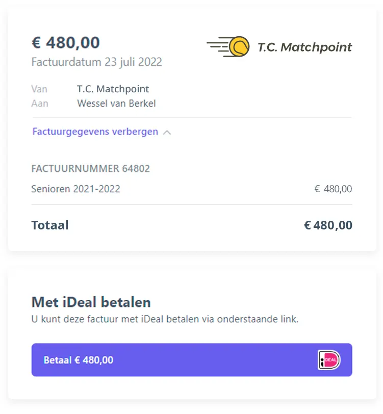 Supereenvoudig contributie innen